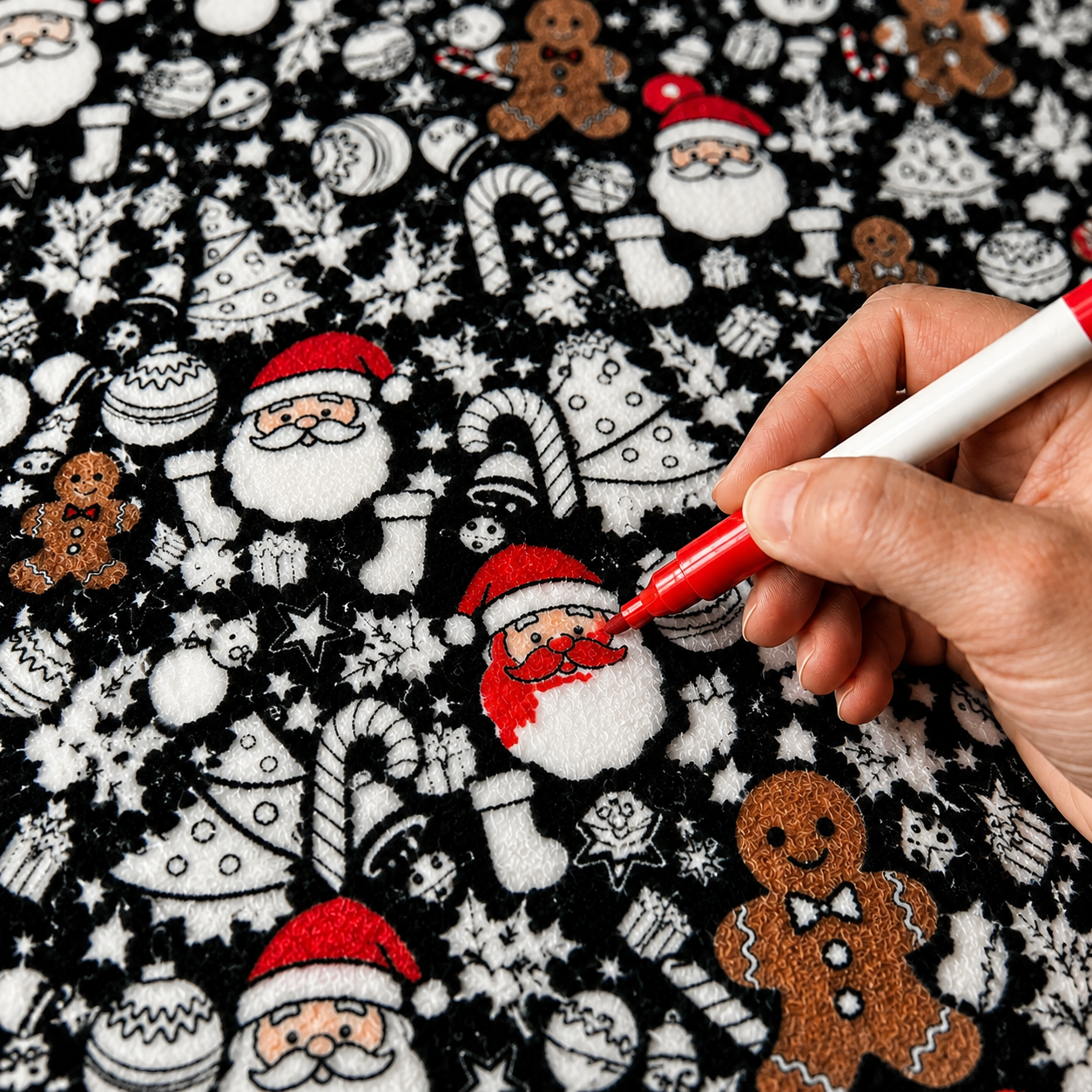 Christmas Coloring Blanket