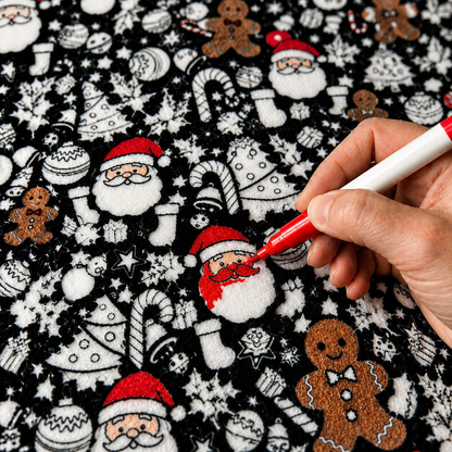 Christmas Coloring Blanket